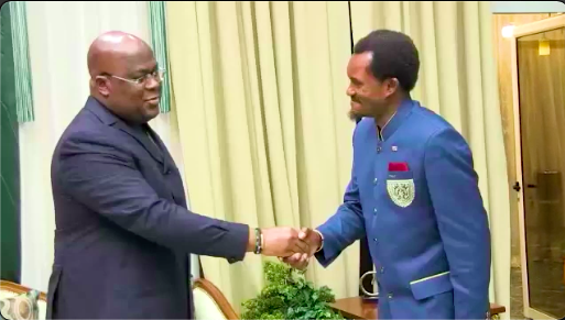 A LA UNERDC : Miguel Kashal échange avec Félix Tshisekedi sur le contrôle imminent dans les entreprises