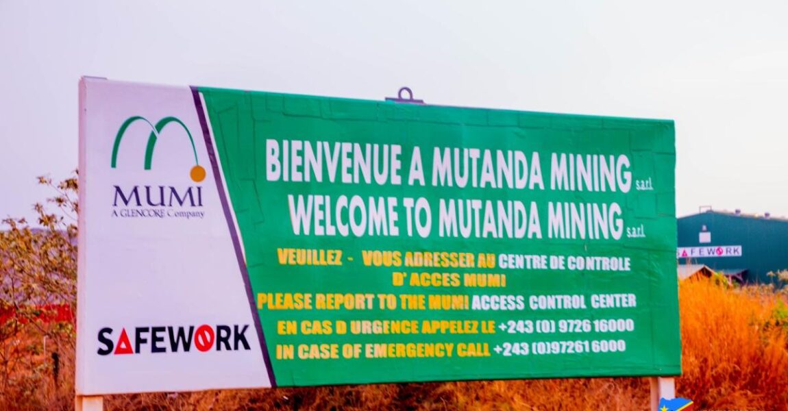 Lualaba : L’entreprise minière « Mutanda Mining » placée sous contrôle des inspecteurs de l’ARSP