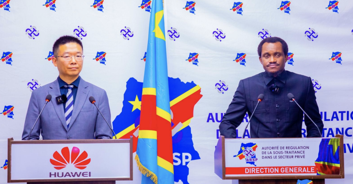 RDC : HUAWEI SA SE DECLARE DISPONIBLE A RECEVOIR LES LISTES DES ENTREPRISES SOUS-TRAITANTES RECOMMANDEES PAR L’ARSP