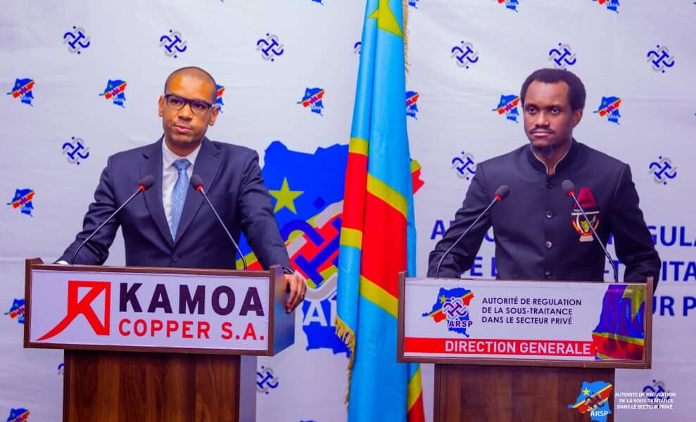 ARSP: LA GRANDE FIRME IVANHOE AVEC SA FILIALE KAMOA COPPER S’ENGAGE ETRE LE MODELE DU DEVELOPPEMENT DE LA CHAINE DE VALEURS EN RDC