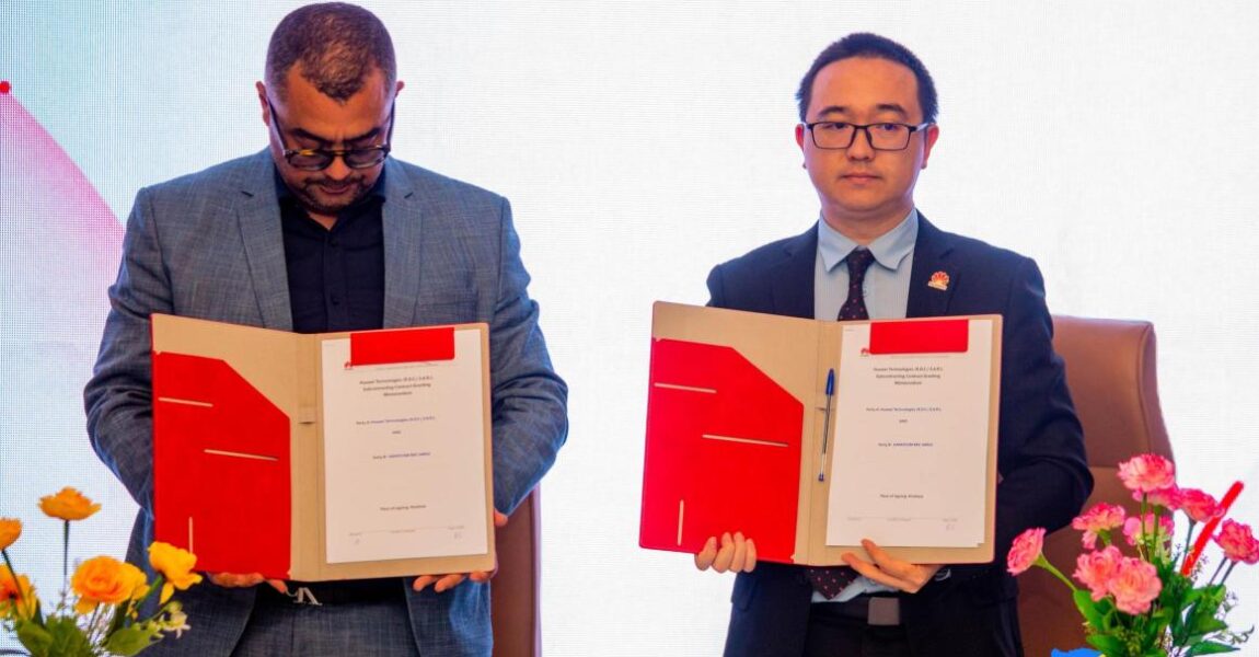 5 ENTREPRISES CONGOLAISES SIGNENT DES CONTRATS DE SOUS-TRAITANCE AVEC LA FIRME HUAWEI.