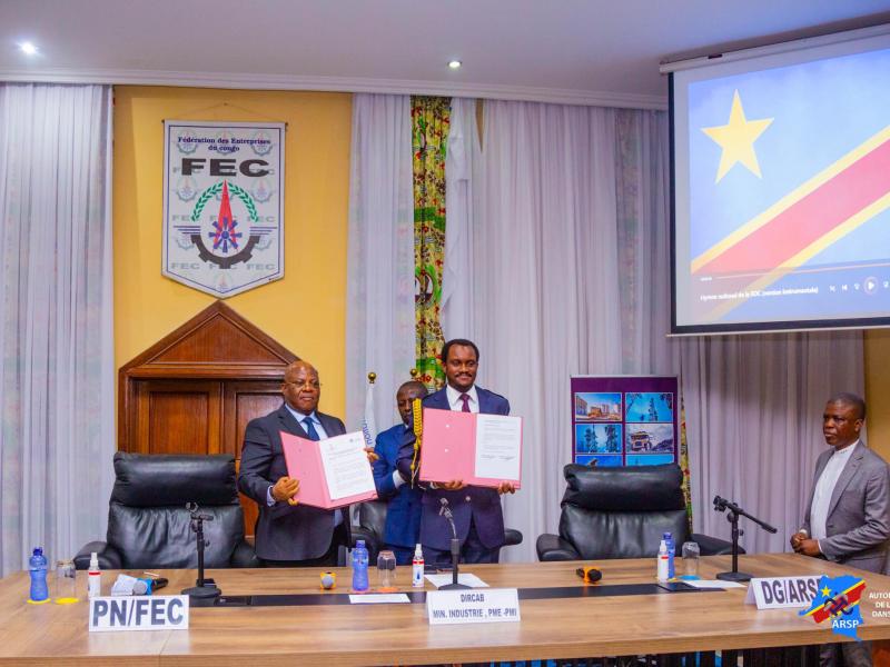 ARSP – FEC : Avant la Loi sur le contenu Local de la RDC en pleine élaboration, la signature du Guide sectoriel de la sous-traitance est désormais effective